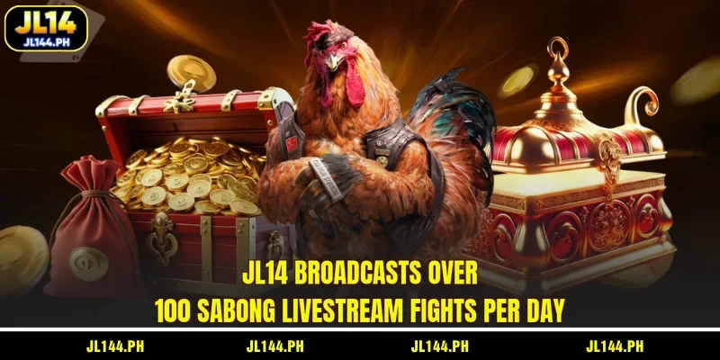 JL14 broadcasts over 100 Sabong livestream fights per day